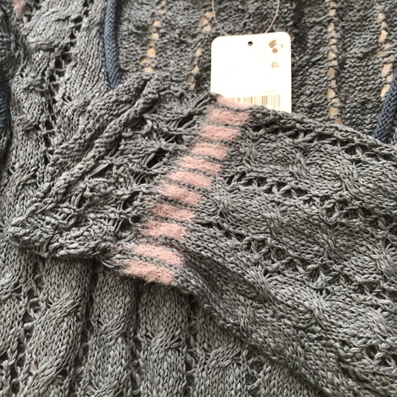 Free People Blue Knit Women's Dress - Picture 3 of 4